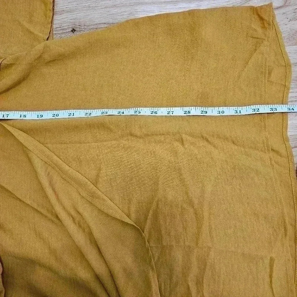 Topshop Womens Size 6 Yellow Wrap Dress - Picture 14 of 14